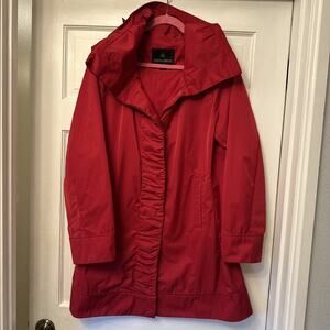 Rainforest Women’s Red Raincoat Size XL Waterproof Hooded Jacket